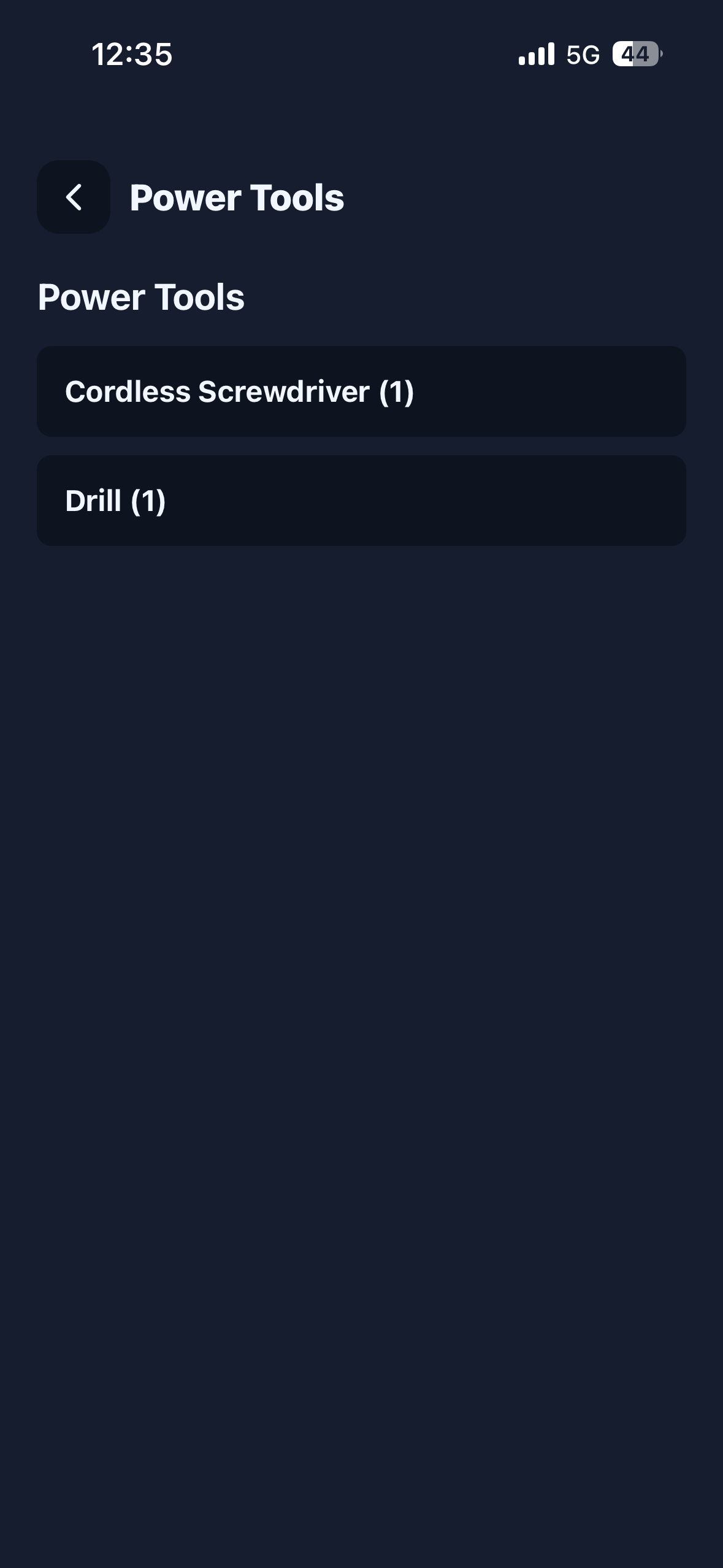ToolsForUse marketplace app screen — CONNECT