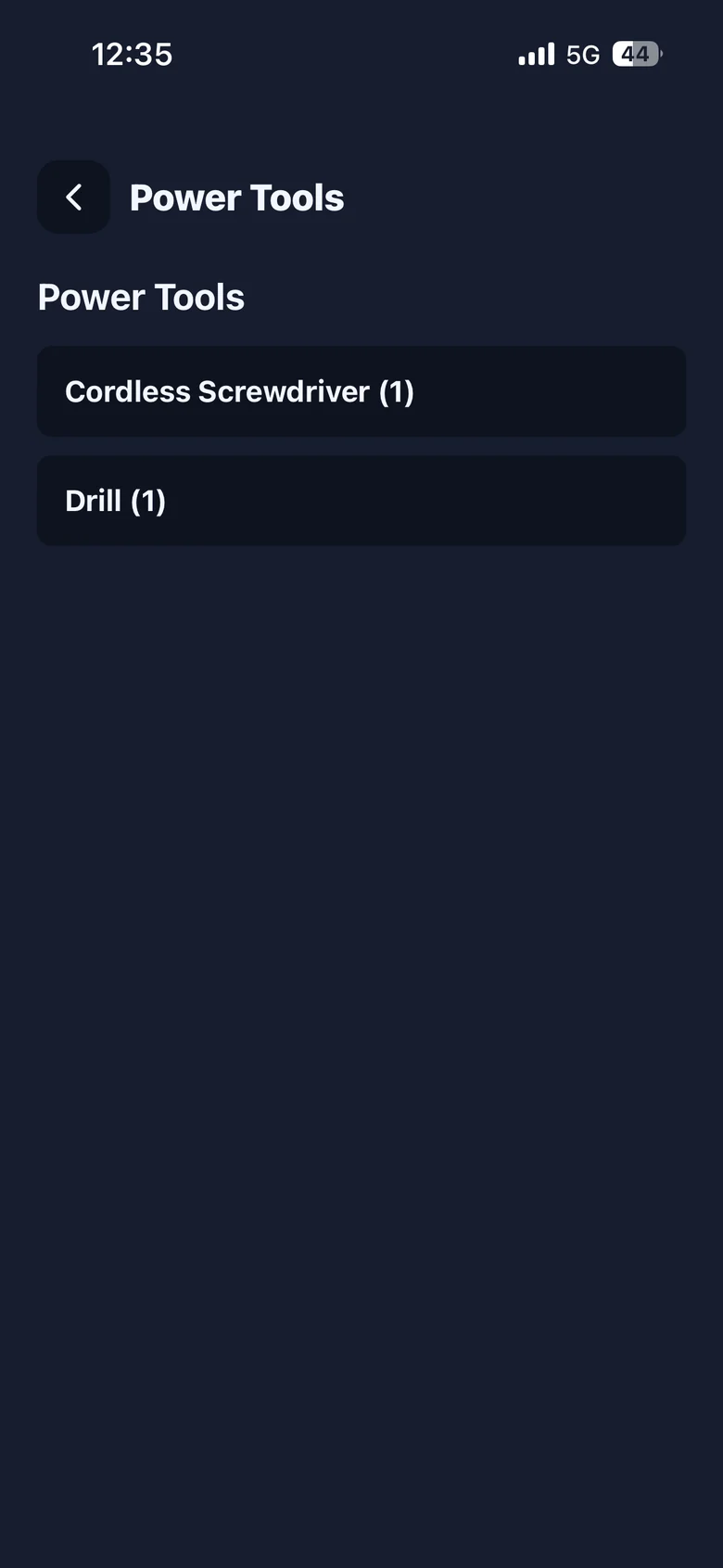 ToolsForUse marketplace app screen — CONNECT